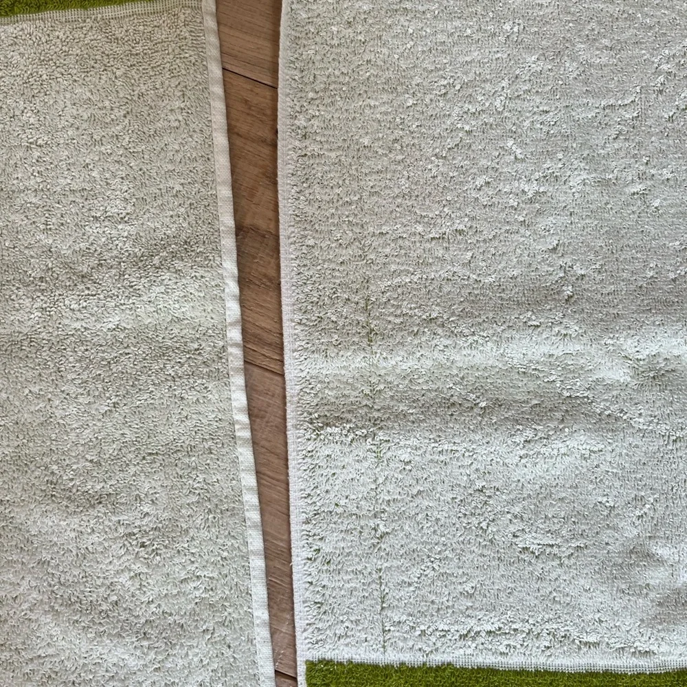 MCM vintage pair of hand towels
